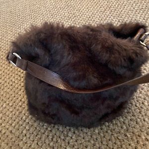 Large Faux Fur Should let Bag